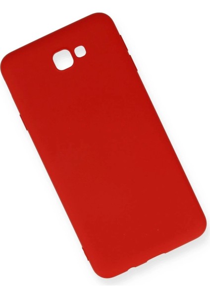 Samsung Galaxy J7 Prime Kılıf Nano Içi Kadife Silikon - Kırmızı modelleri