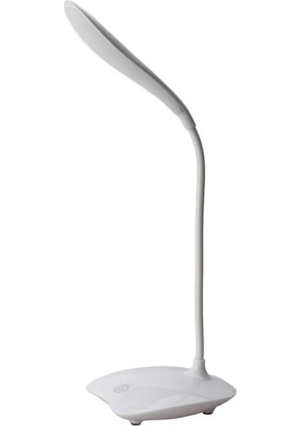 USB Şarjlı 3 Modlu Esnek Gövdeli Dokunmatik Masa Lambası Beyaz modelleri