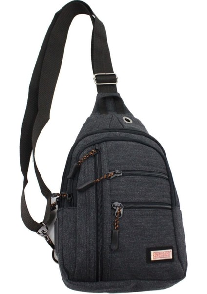 Şık Kanvas Body Çanta, Siyah, Rahat ve Hafif Tasarım indirimleri