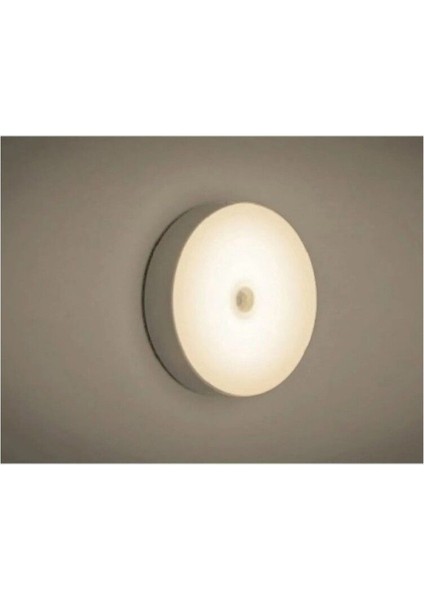 Iki Adet Hareket Sensörlü USB Şarjlı LED Işık Beyaz Seti modelleri