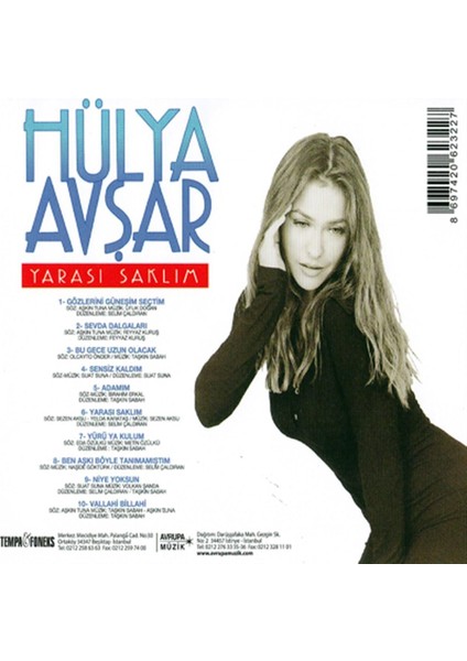 Hülya Avşar Yarası Saklım - CD fiyatları