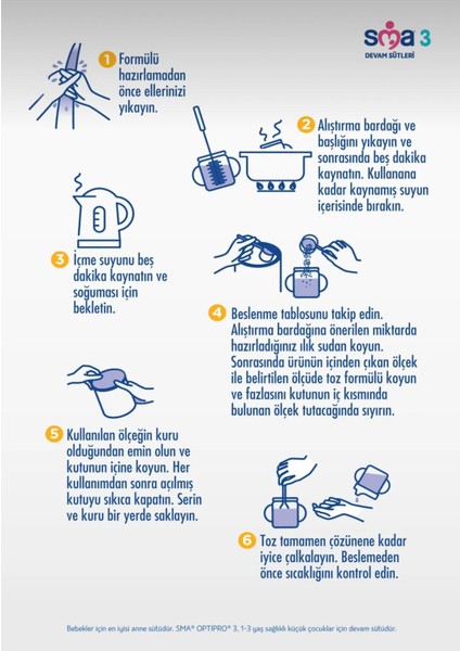 Bebek Maması 3 Numara 800 gr Islak Mendil Hediyeli indirimleri