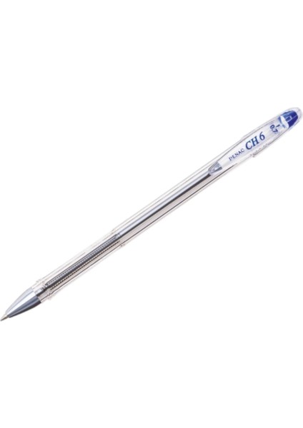 Tükenmez Ch6 ( 2 Siyah-2 Mavi-2 Kırmızı) 0.7 mm ( Altı Adet ) modelleri