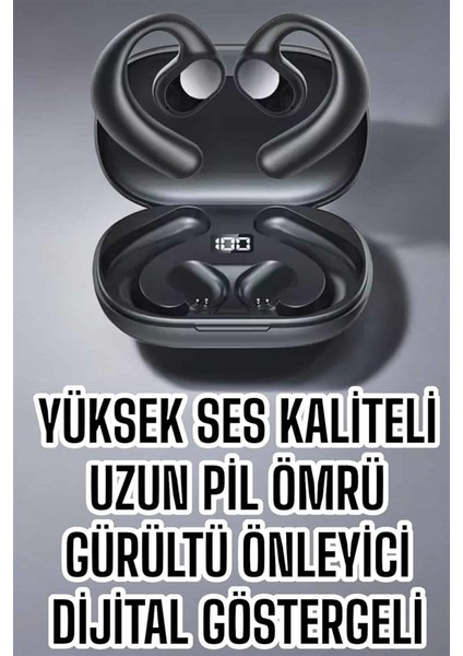 Bluetooth Kulaklık Oyuncu Kulaklığı Küpe Görünümlü Dijital Göstergeli modelleri