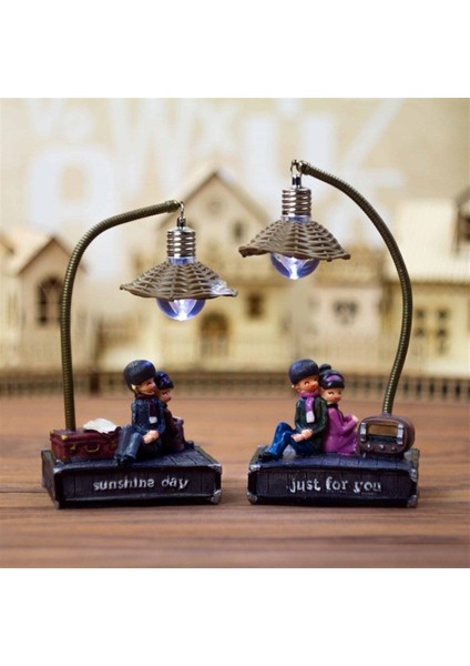 Renkli Aşk Işıklı Çift Biblosu, Romantik ve Dekoratif Hediye fırsatları