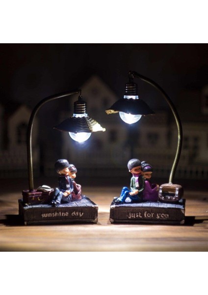 Renkli Aşk Işıklı Çift Biblosu, Romantik ve Dekoratif Hediye indirimleri