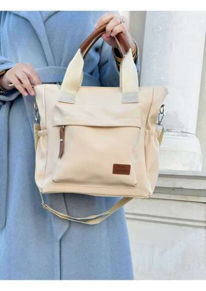 Kadın Büyük Boy Kahverengi Omuz Çantası, Ayarlanabilir Uzun Askılı Şık Tasarım fiyatları