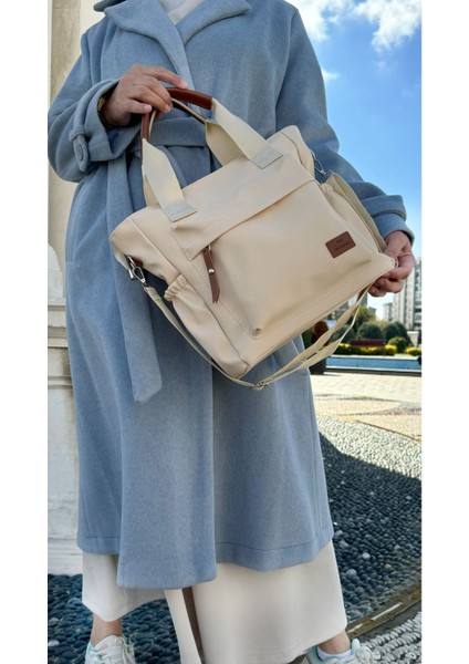 Kadın Büyük Boy Kahverengi Omuz Çantası, Ayarlanabilir Uzun Askılı Şık Tasarım fırsatları