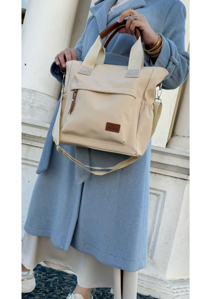 Kadın Büyük Boy Kahverengi Omuz Çantası, Ayarlanabilir Uzun Askılı Şık Tasarım indirimleri