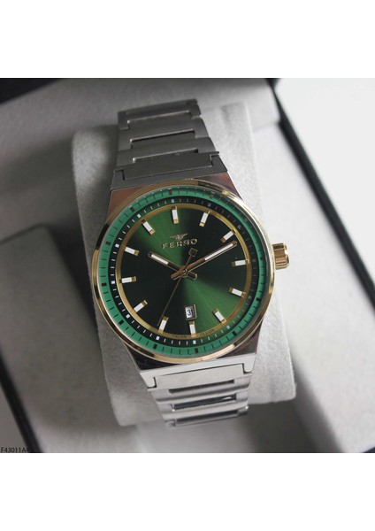 F11592D6 Çelik Kordonlu Erkek Kol Saati