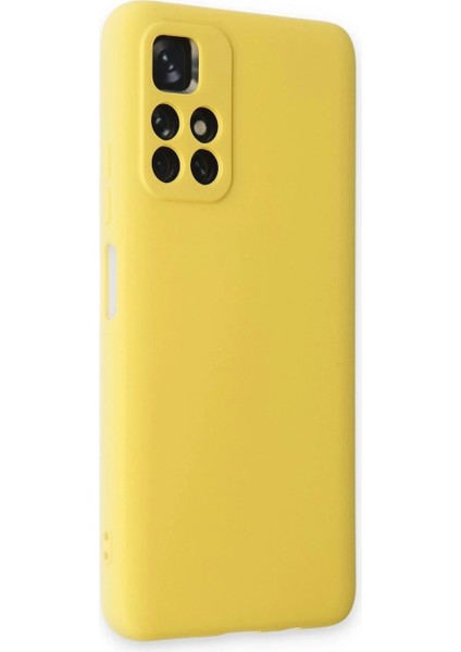 Xiaomi Redmi Note 11T Kılıf Nano Içi Kadife Silikon - Sarı fiyatları