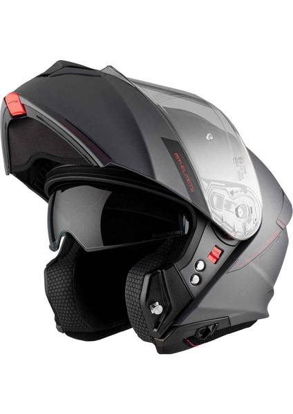 Genesis Sv Solid A2 Mat Çene Açılır Kask