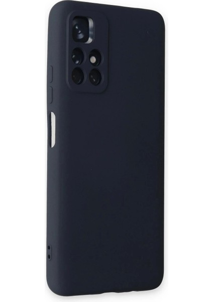 Xiaomi Redmi Note 11T Kılıf Nano Içi Kadife Silikon - Lacivert fiyatları
