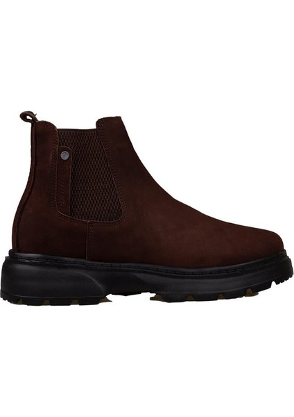 Kahverengi Ultra Hafif Erkek Hakiki Nubuk Deri Chelsea Bot
