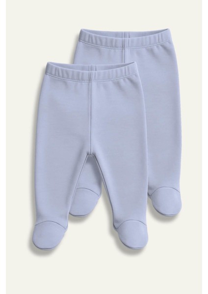 Unisex Bebek Ikili Tek Alt - Mavi