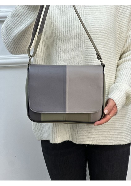 Hakiki Deri Orta Boy Kadın Çantası, Karışık Renk, 25X21X7 cm fırsatları