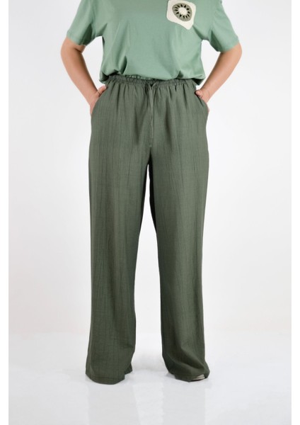 Beli Lastikli Bağlamalı Bol Paça Palazzo Pantolon fiyatları