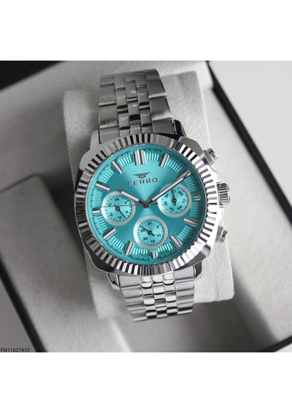 FM11627A15 Çelik Kordonlu Erkek Kol Saati