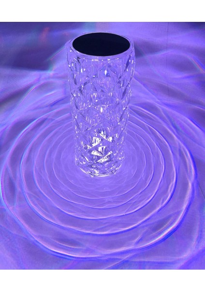 Turuncu Akrilik Dokunmatik USB Şarjlı Gece ve Masa Lambası indirimleri