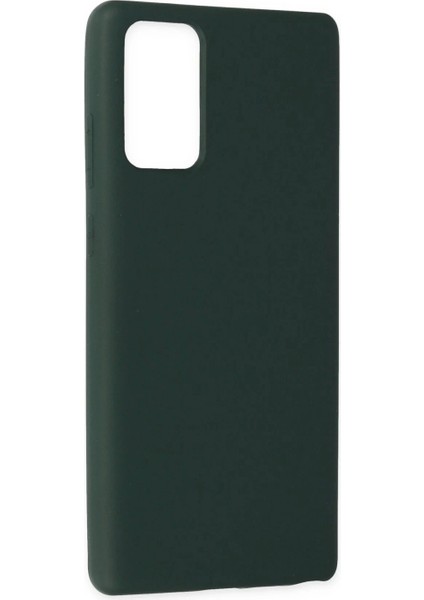 Samsung Galaxy Note 20 Kılıf Nano Içi Kadife Silikon - Koyu Yeşil fiyatları