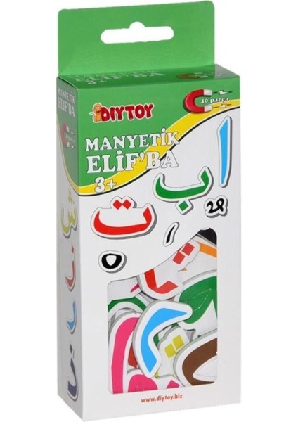 Manyetik Elif'ba Seti, 40 Parça, Öğrenme ve Eğlence Için Ideal