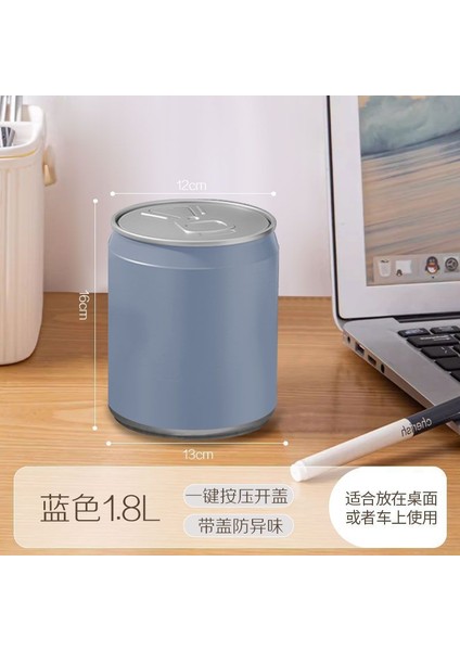 Kola Çöp Kutusu Kutuları Basın Yaratıcı Net Kırmızı Ev Kapaklı Oturma Odası Büyük Depolama Kovası Banyo Çöp Sepeti (Yurt Dışından)