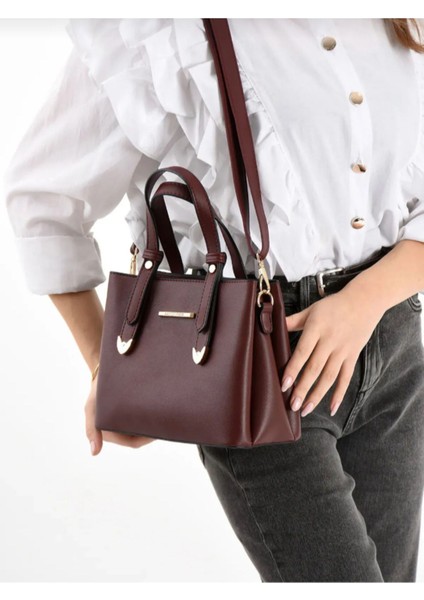 Kadın El ve Omuz Çantası, 3 Bölmeli, Çapraz Askılı, Şık ve Kullanışlı Tasarım modelleri