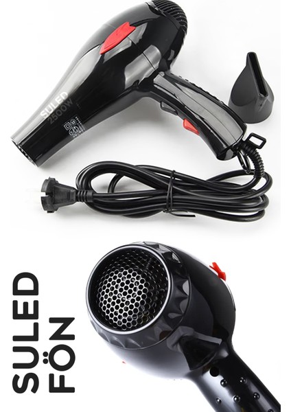 Ultra Saç Kurutma ve Fön Makinesi 2500W Sıcak - Soğuk 2 Kademeli Ev Berber Pet indirimleri