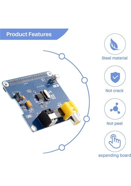 Sagrado SC07 Raspberry Pi Hıfı Dijital Ses Kartı Raspberry Pi 3 2 Model B B+ (Yurt Dışından)