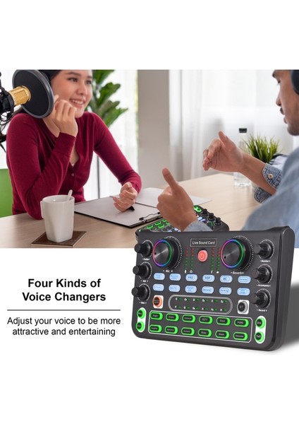 Zuomee Canlı Ses Kartı Ses Karıştırıcısı 44.1khz Gürültü Giderici (Yurt Dışından) fırsatları