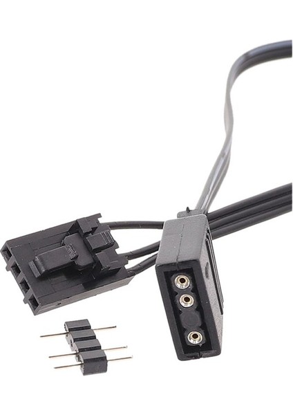 Passing Corsair 4pın Rgbden Standart Argbye 3-Pin 5V Adaptör Konnektörü Rgb Kablosu 25CM (Yurt Dışından) modelleri