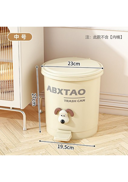 Çöp Kutusu Ayakla Çalıştırılan Kapaklı Oturma Odası Ev Tuvaleti Mutfak Banyo Büyük Kapasiteli Yüksek Değerli Tuvalet Depolama Kovası (Yurt Dışından)