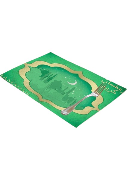 Yeni 32*45 Pamuk Keten Masa Örtüsü Placemats (Yurt Dışından)