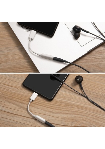 Ganbao Siyah Orijinal Xiaomi Tip C 3.5mm Jack Kulaklık Ses Adaptörü Aux Kablosu Mi 12 S 12 11 10 T P (Yurt Dışından) fırsatları