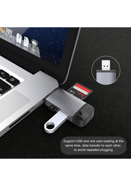 Zuomee 6lı USB 3.0 Otg Kart Okuyucu Type-C/micro USB Tf/sd Adaptör (Yurt Dışından) fırsatları