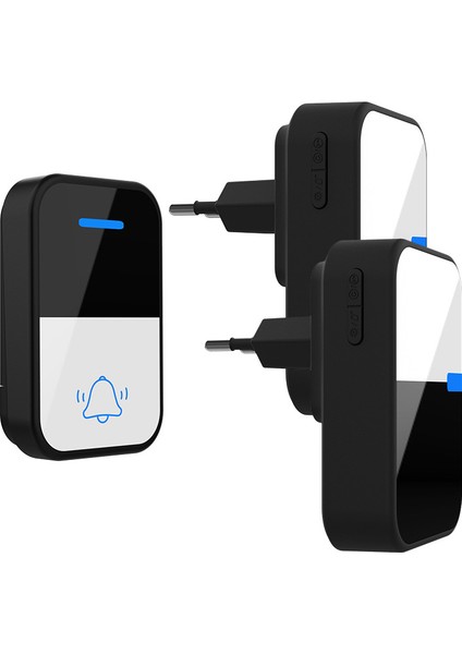 Avrupa Standardı Ev Tipi Kendinden Elektrikli Kablosuz Su Geçirmez Kapı Zili (Yurt Dışından)