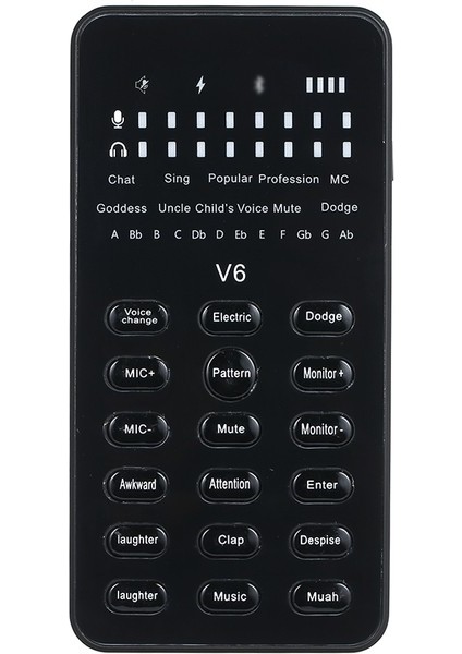 Zuomee V6 Canlı Ses Kartı Evrensel Bt Arkasınavı (Yurt Dışından) fiyatları