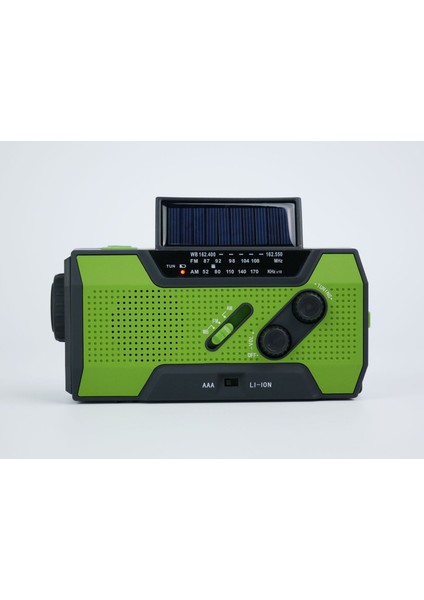 Açık Acil Durum Çok Fonksiyonlu Güneş El Krank Güç Üretimi Taşınabilir Radyo (Yurt Dışından)