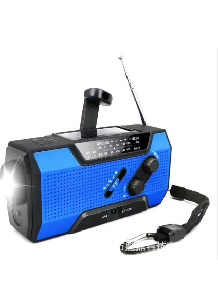 Açık Acil Durum Çok Fonksiyonlu Güneş El Krank Güç Üretimi Taşınabilir Radyo (Yurt Dışından)