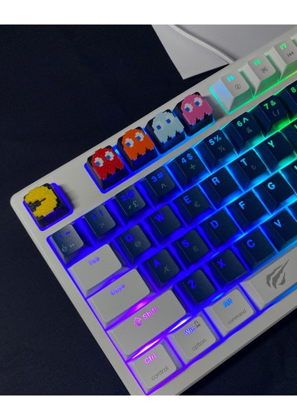 Pac-Man Klavye Tuş Seti (5’li) – Retro Ghost & Pacman Keycap | Mekanik Klavye Uyumlu fiyatları