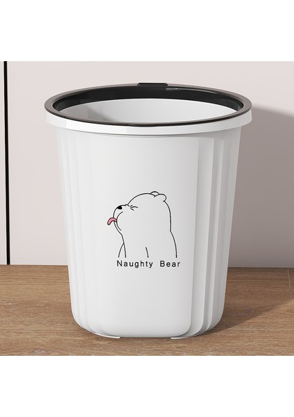 Kalınlaştırılmış Ev Tipi Büyük Kapasiteli Çöp Kutusu Oturma Odası Yatak Odası Mutfak Banyo Ticari Basınç Halkalı Çöp Kutusu ile Kaplanmamış (Yurt Dışından)