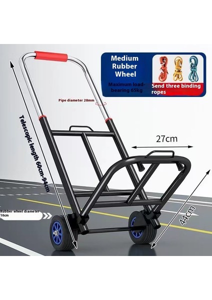 Ayarlanabilir El Arabası Elle Çekilen Taşıma Römorku (Yurt Dışından)