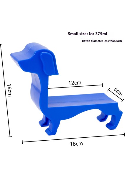 Yaratıcı Dachshund Şarap Şişeliği (Yurt Dışından)