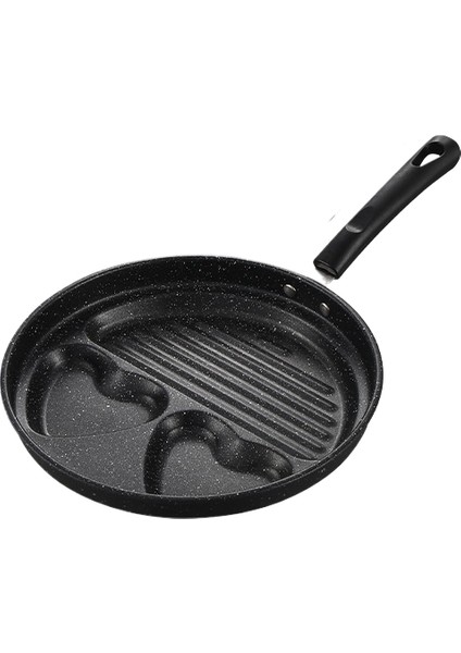 Home Kahvaltı Hobo Omlet Tavası Yapışmaz Düz Tabanlı Çok Delikli Kalıp Tava (Yurt Dışından)