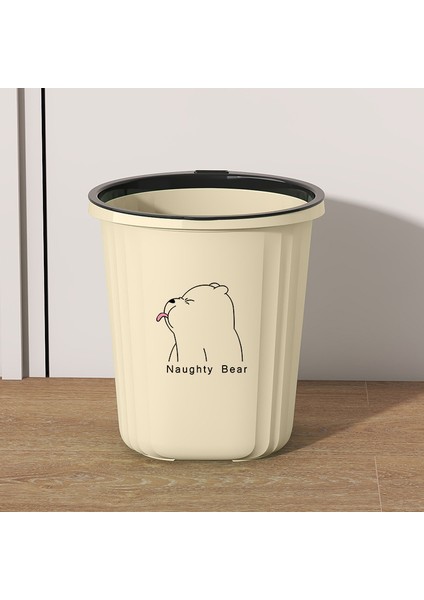 Kalınlaştırılmış Ev Tipi Büyük Kapasiteli Çöp Kutusu Oturma Odası Yatak Odası Mutfak Banyo Ticari Basınç Halkalı Çöp Kutusu ile Kaplanmamış (Yurt Dışından)