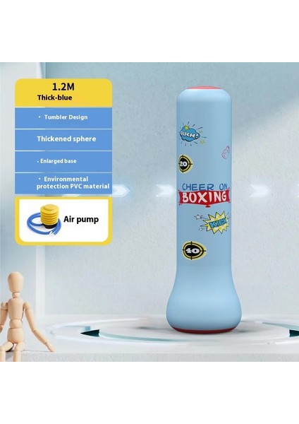 Kalınlaştırılmış 1,2 Metre Çocuk S Şişme Kum Torbası (Yurt Dışından)