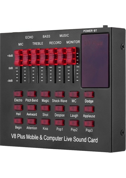 Zuomee Çok Fonksiyonlu Şarj Edilebilir Canlı Ses Kartı Birden Fazla Ses Efekti Bt Bağlantısı (Yurt Dışından) indirimleri