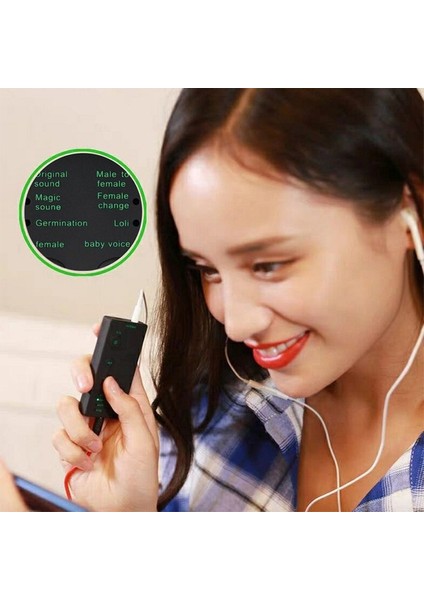 Zuomee Canlı Yayın Için Mini Taşınabilir Ses Efektleri Makinesi Ses Değiştirici (Yurt Dışından) modelleri