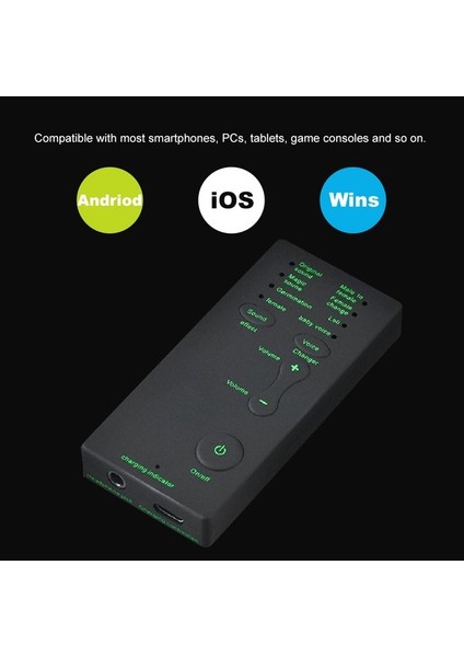 Zuomee Canlı Yayın Için Mini Taşınabilir Ses Efektleri Makinesi Ses Değiştirici (Yurt Dışından) fırsatları