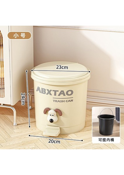 Çöp Kutusu Ayakla Çalıştırılan Kapaklı Oturma Odası Ev Tuvaleti Mutfak Banyo Büyük Kapasiteli Yüksek Değerli Tuvalet Depolama Kovası (Yurt Dışından)